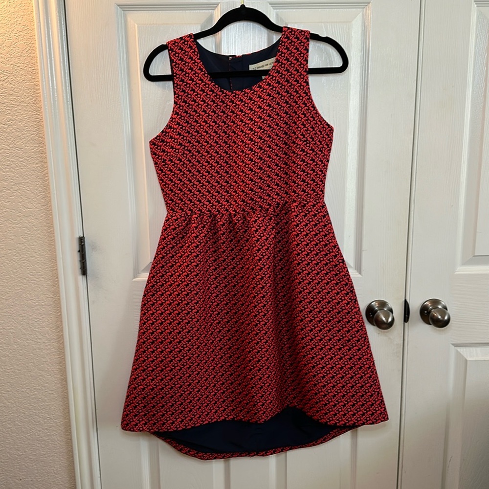 Anthropologie Lili Wang for Lili's Closet Red Dress